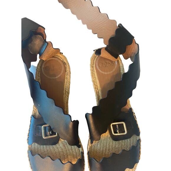 Chloe Scallop Sandals, espadrilles - Picture 5 of 16